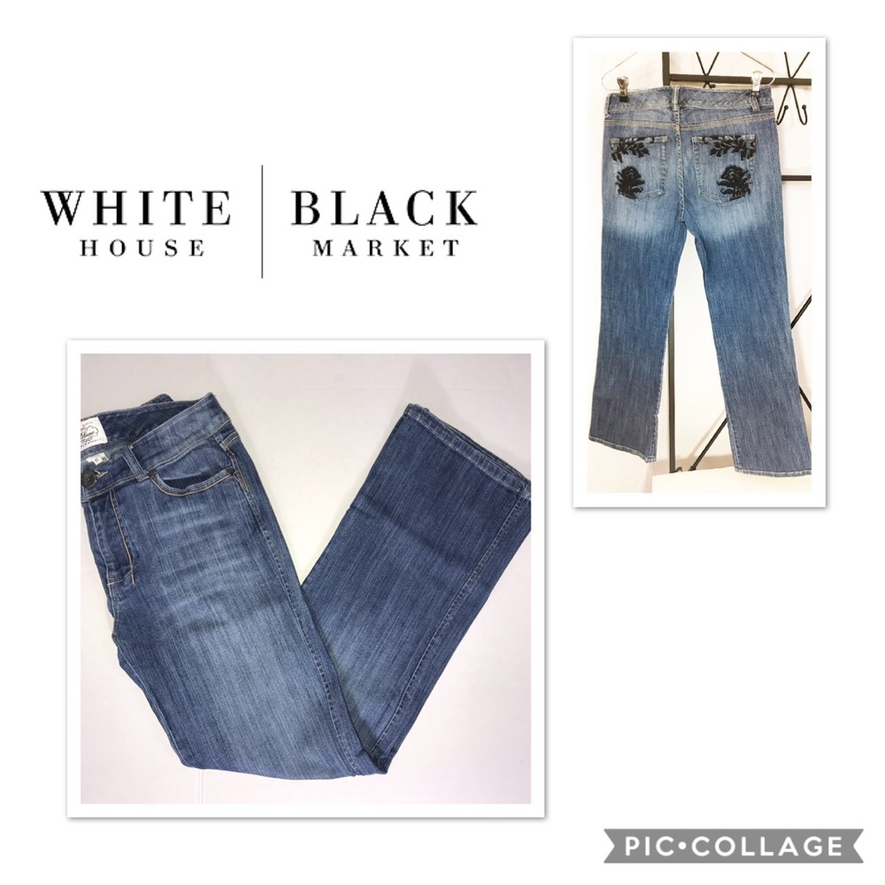 WHITEHOUSE-BLACKMARKET BLANC JEANS